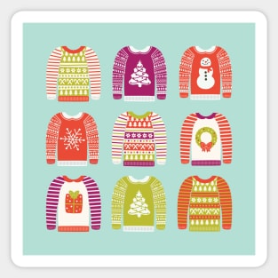 Ugly Christmas Sweaters Sticker